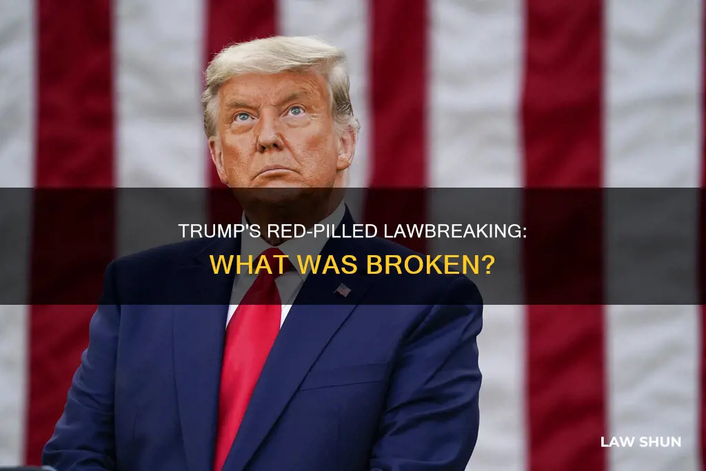 what law did trump break redpill
