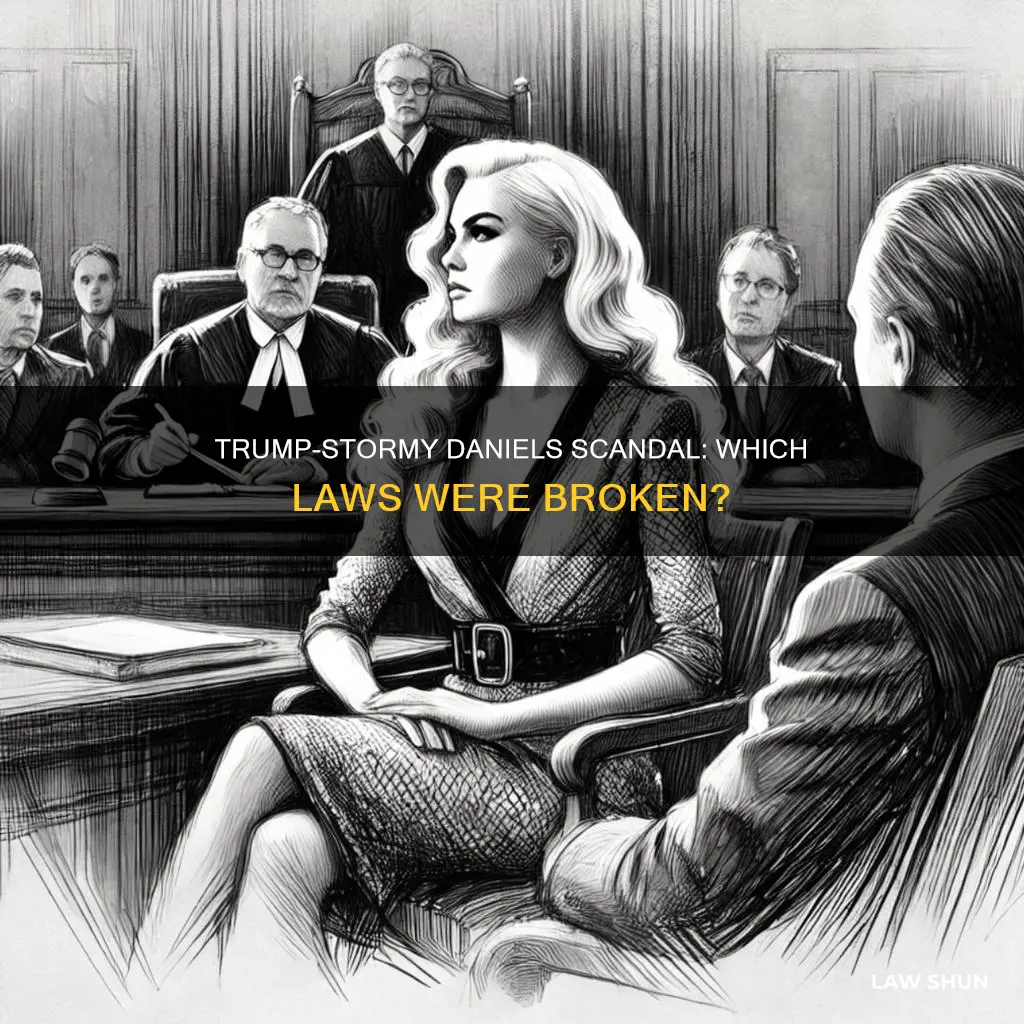 what law did trump break stormy