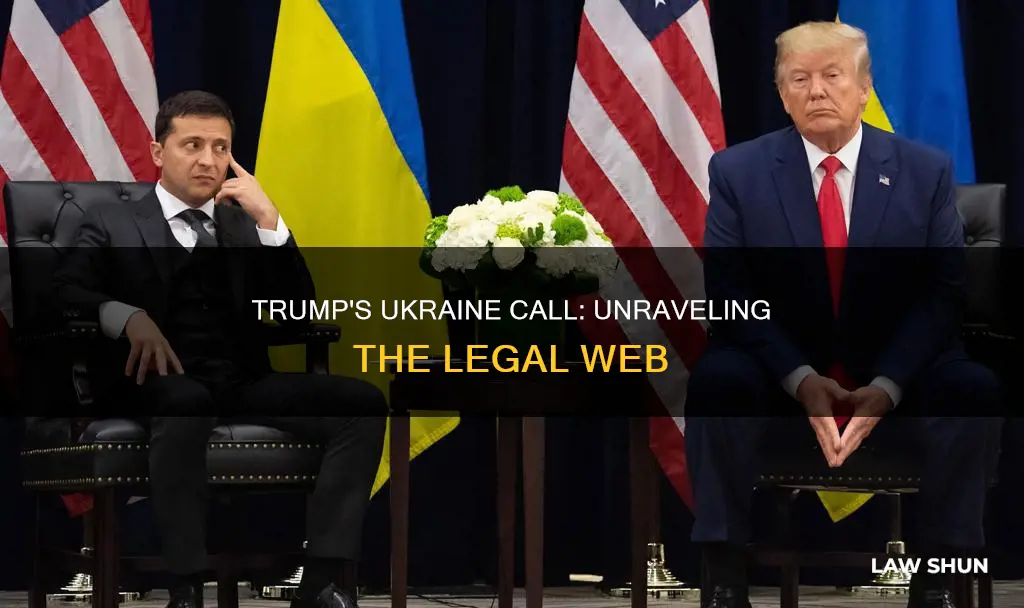 what law did trump break with ukrane call