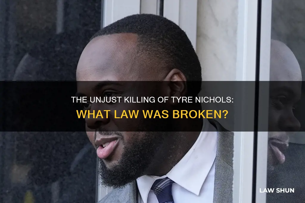 what law did tyre nichols break