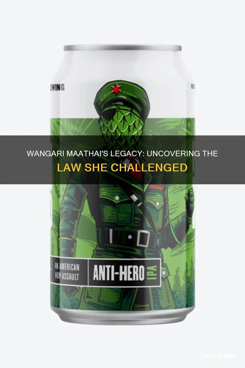 what law did wangari maathai break