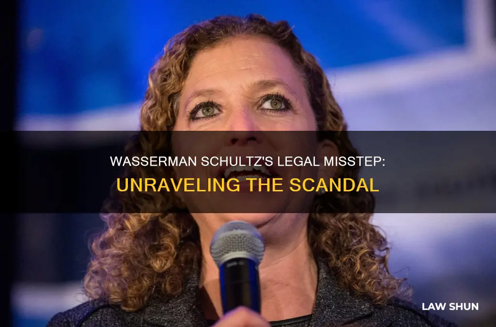 what law did wasserman schultz break