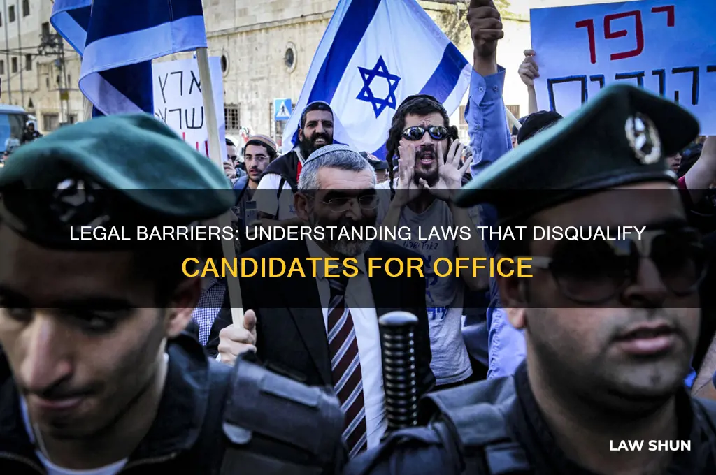 what law disqualified those running for office