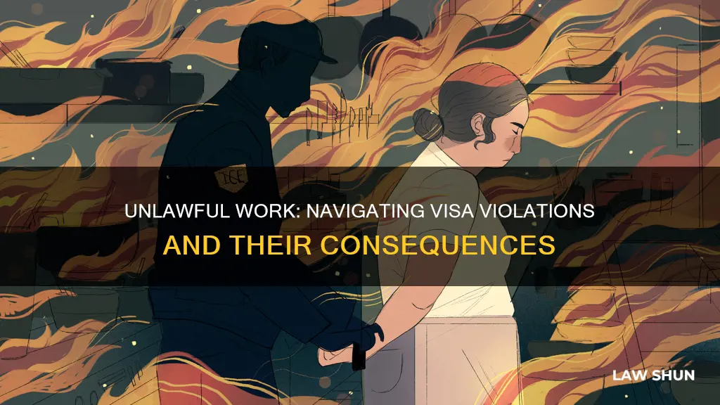 what law do you break when you work without visa