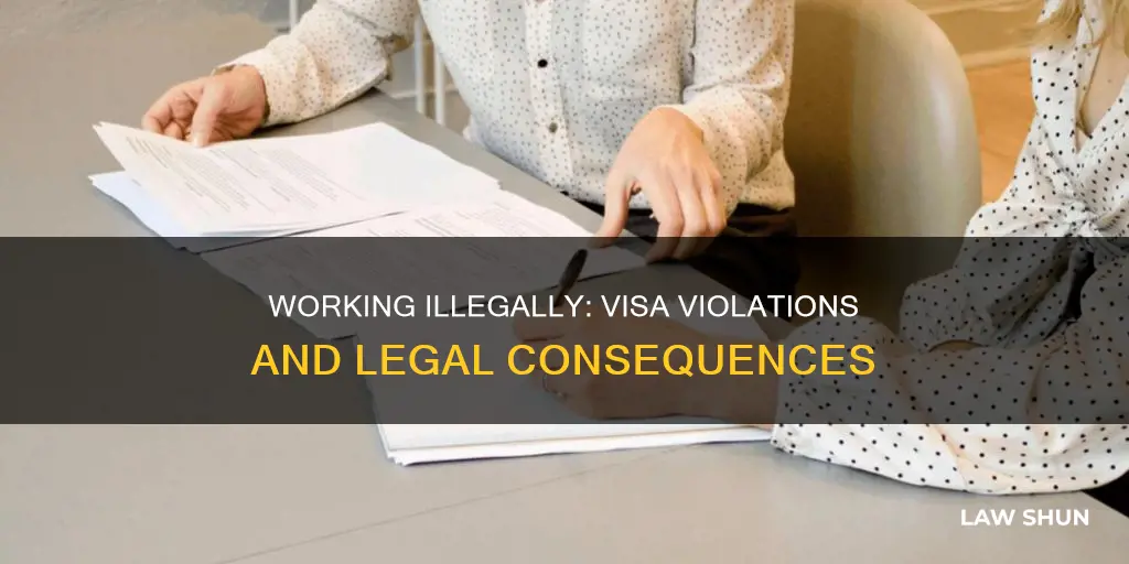 what law do you break when you work without visa