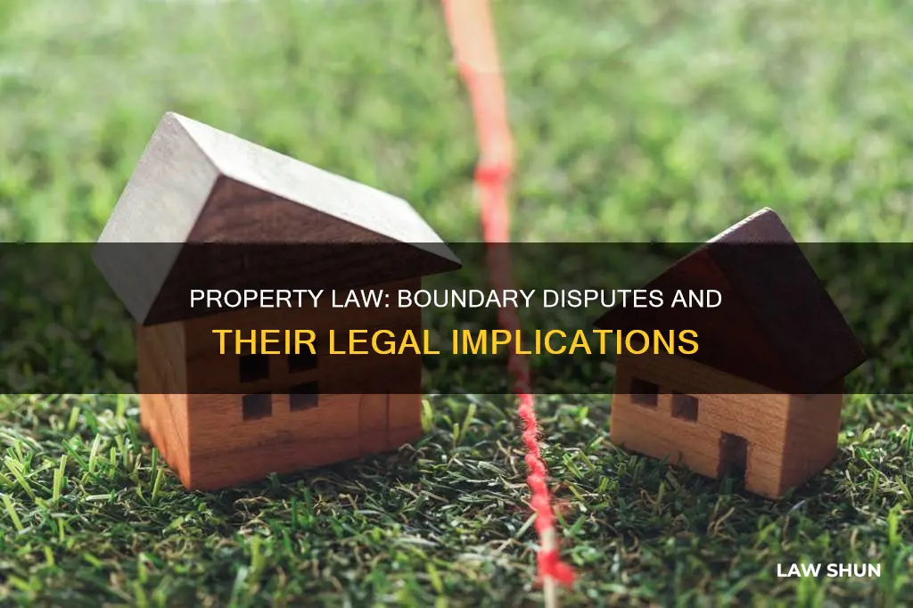 what law does boundary line disputes apply to