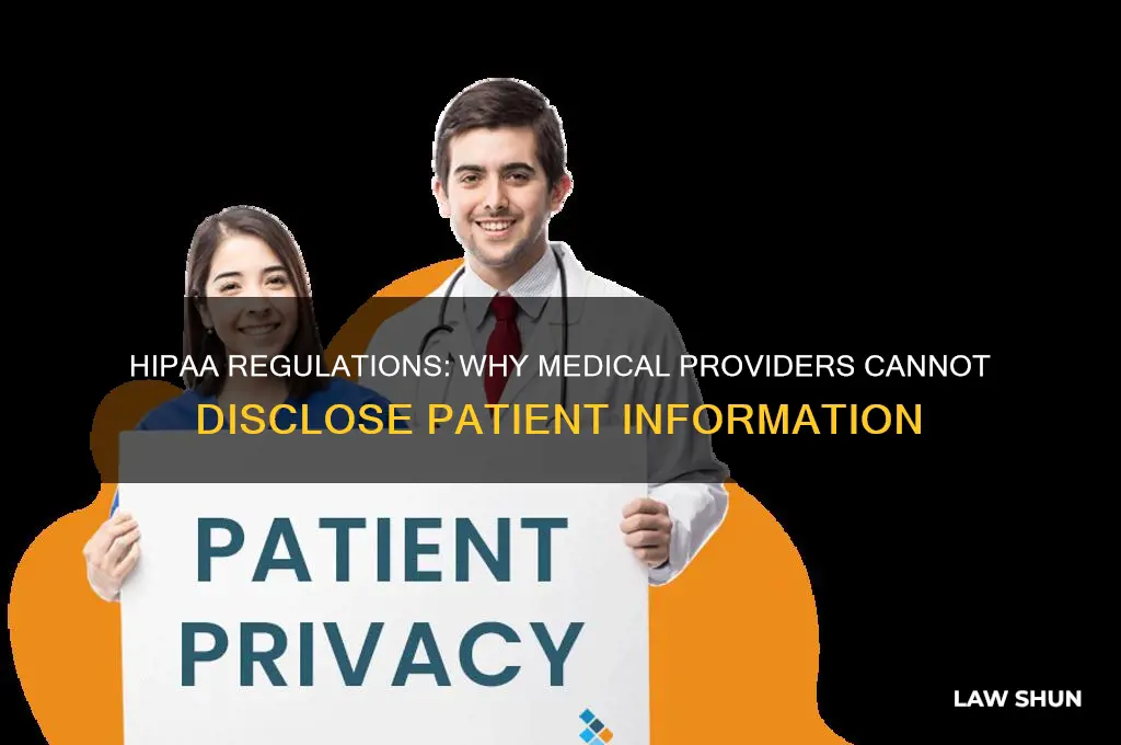 what law does not allow medical providers to release information