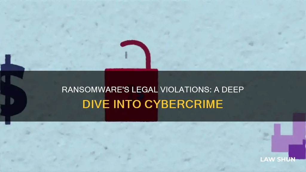 what law does ransomware break