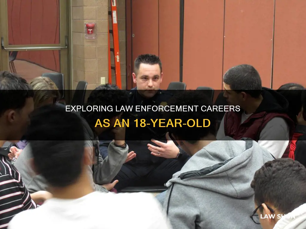 what law enforecment jobs can a 18 year old do