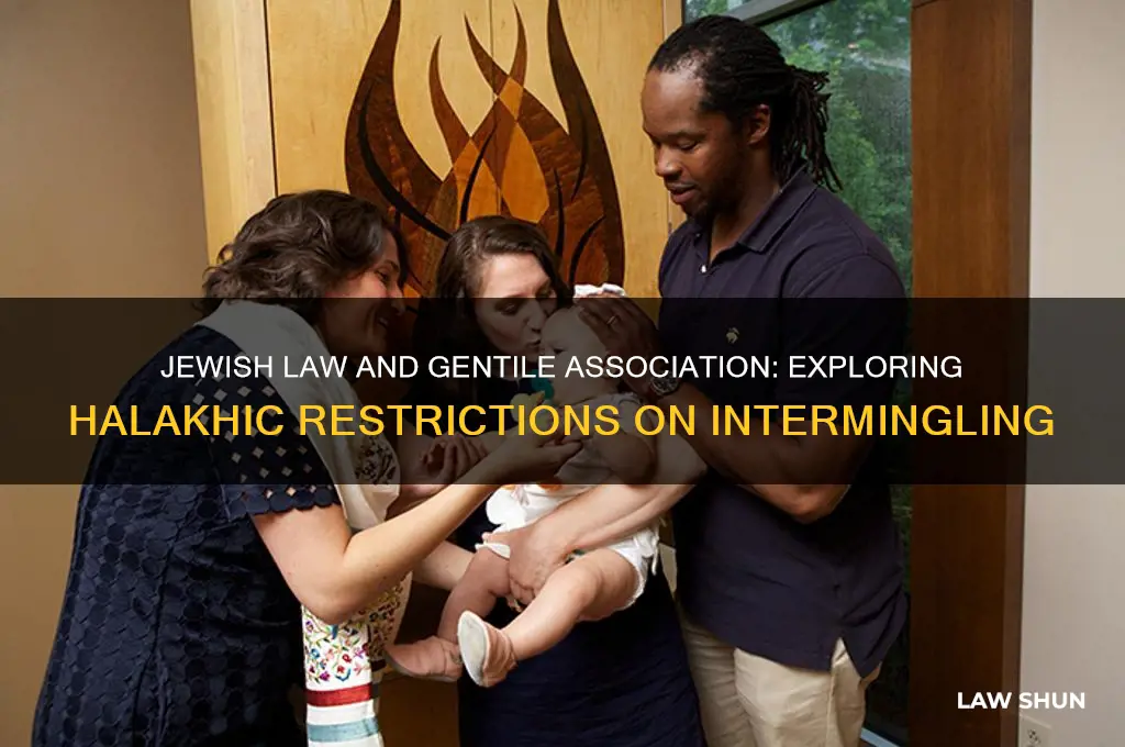 what law forbids a jew to assoicate with a gentile