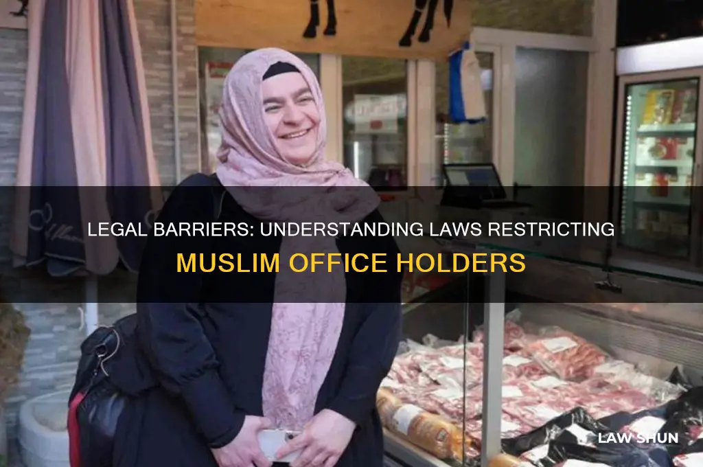 what law forbids muslims from holding office