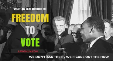 The Voting Rights Act: Empowering Africans' Right to Vote
