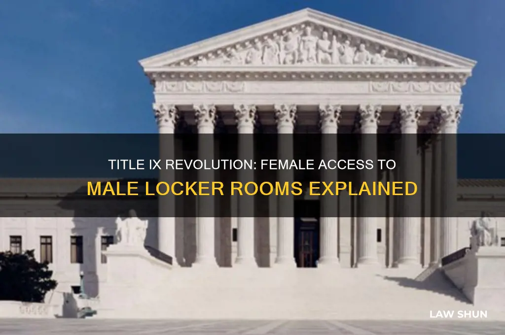 what law gave females access to male lockerroms af trainers