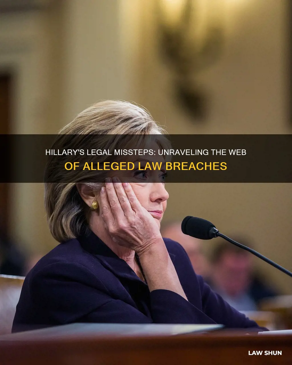 what law hillary break