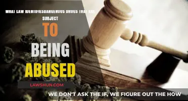 Understanding the Controlled Substances Act: Identifying Abusable Dangerous Drugs