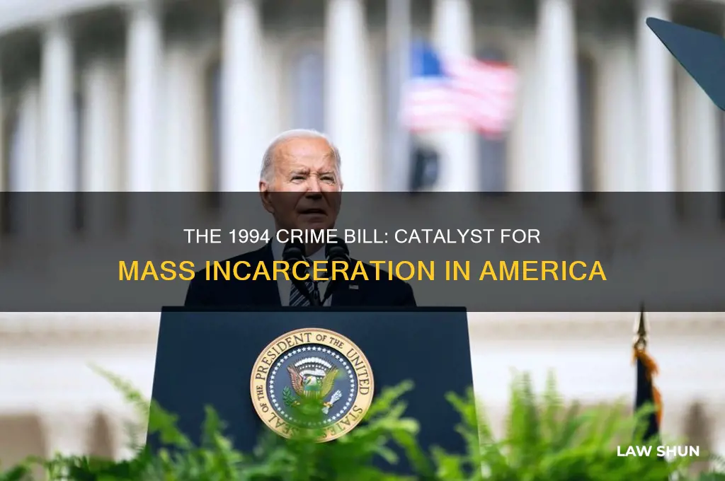what law in particular led to mass incarceration in america
