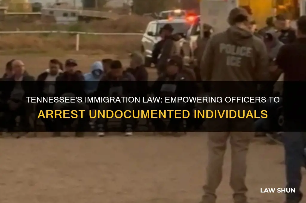 what law in tennessee allows officers to arrest illegals