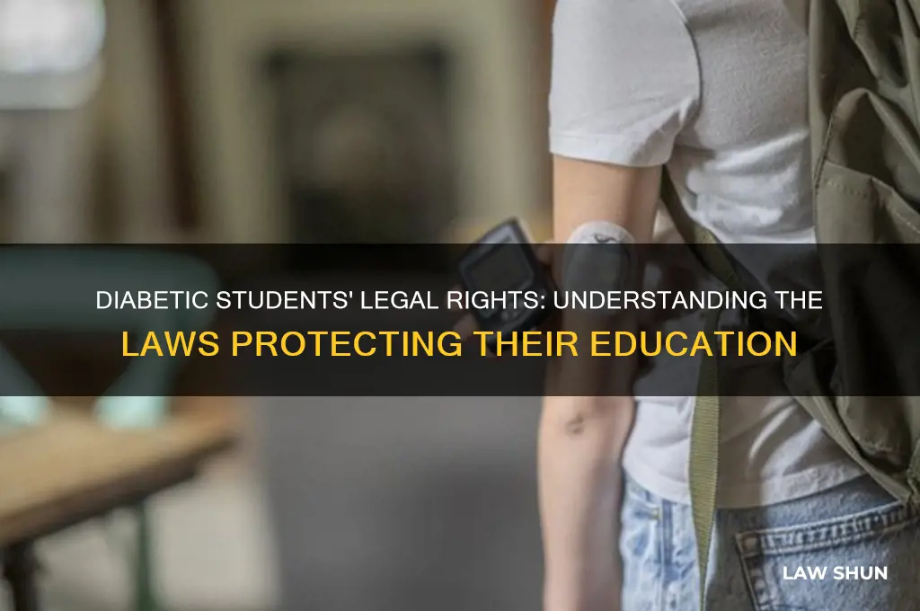 what law is a diabetic student under