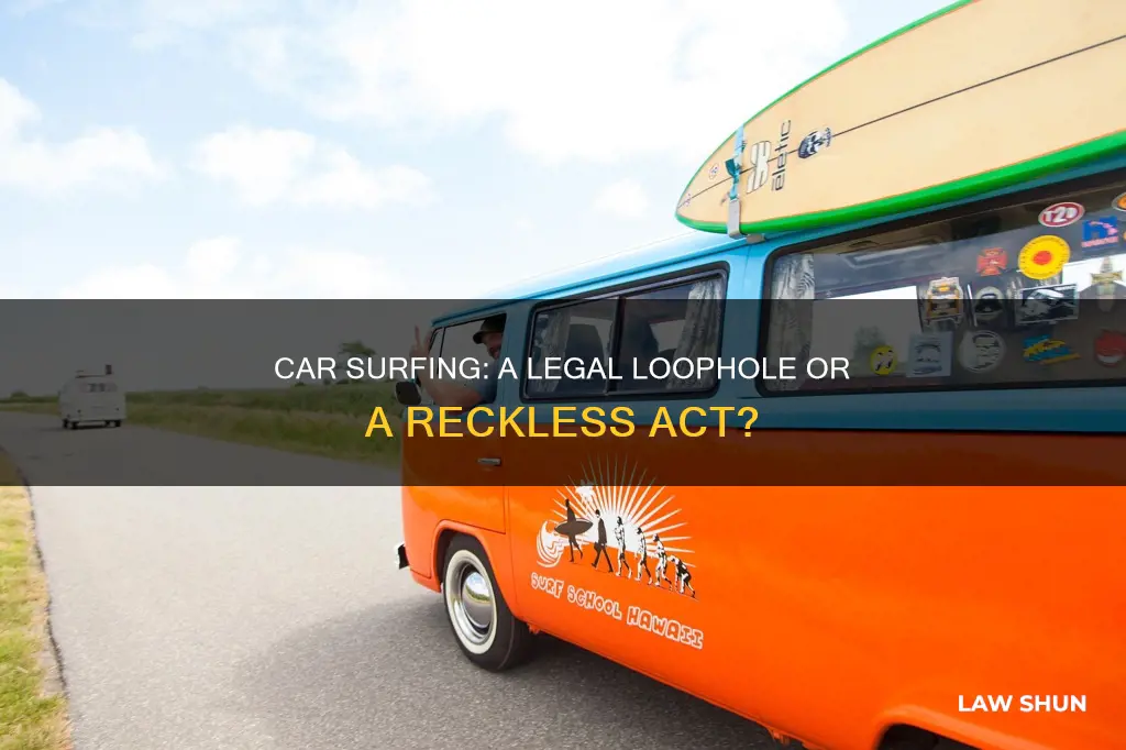 what law is car surfing breaking