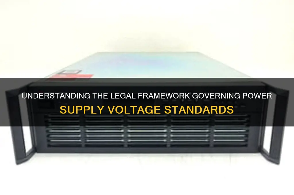 what law is determines voltage of a power supply