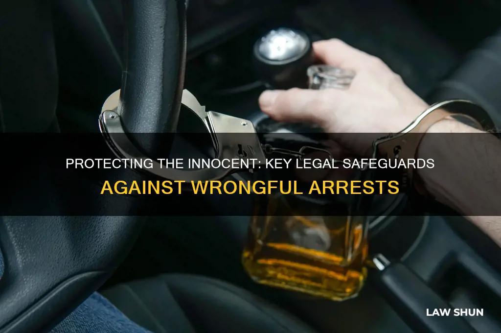 what law is help prevent innocent people from being arrested