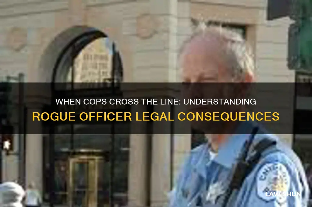 what law is it when an officer goes rouge