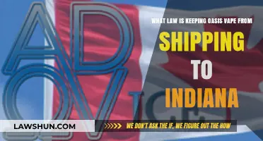 Indiana's Vaping Laws: Why Oasis Vape Can't Ship There