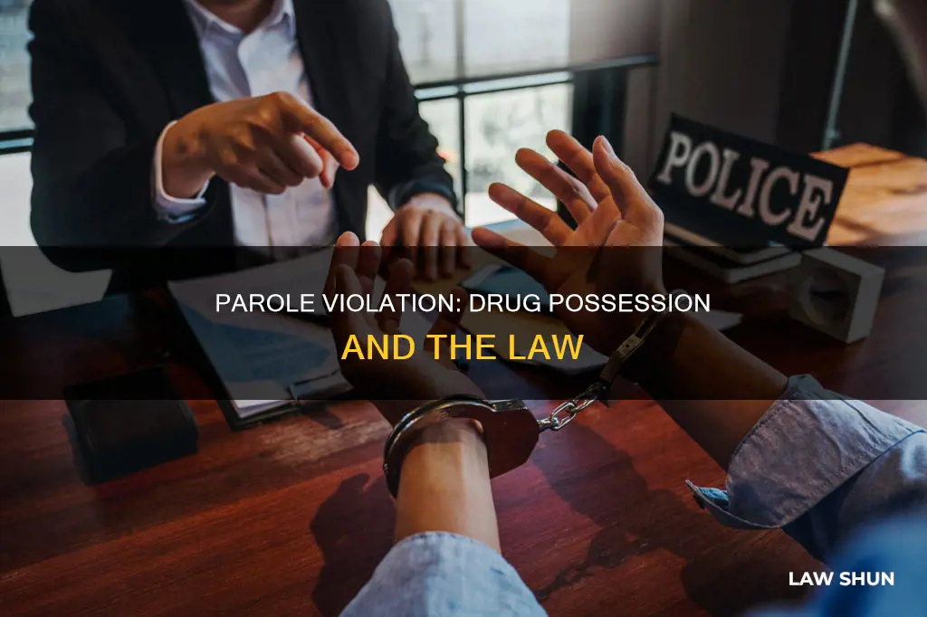 what law is parole breaking by having drug