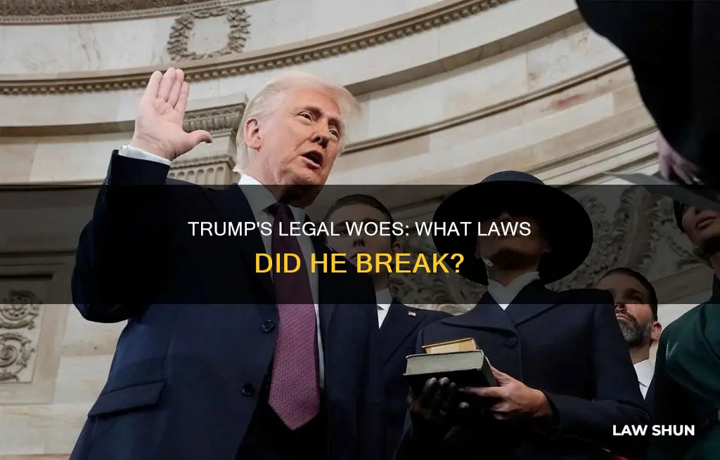 what law is trump accused of breaking