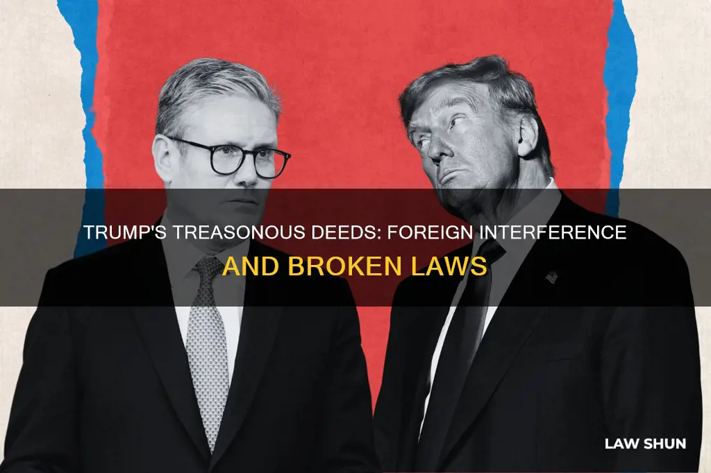 what law is trump breaking by requesting foreign