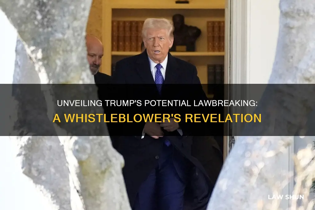 what law is trump breaking whistleblowe