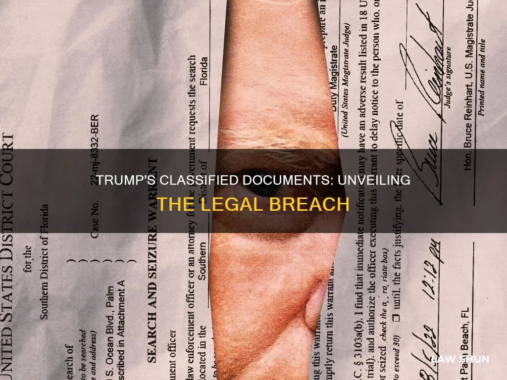 what law is trump breaking with the classified documents