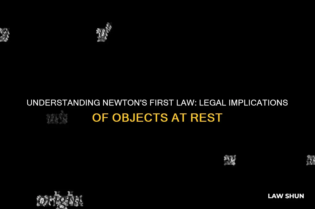 what law jnvolves in object at rest stays at rest
