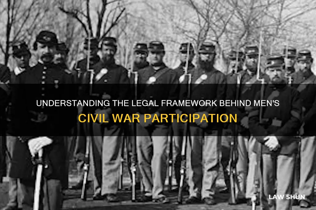 what law let men figth in the civil war