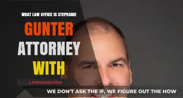 Stephanie Gunter's Law Firm: Unveiling Her Professional Legal Affiliation