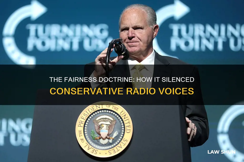 what law prevented conservatives on the radio