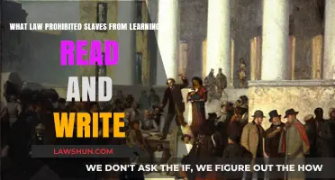 The Anti-Literacy Law: Banning Education for Enslaved People