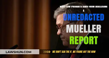 Barr's Legal Constraints: The Law Blocking Unredacted Mueller Report Disclosure