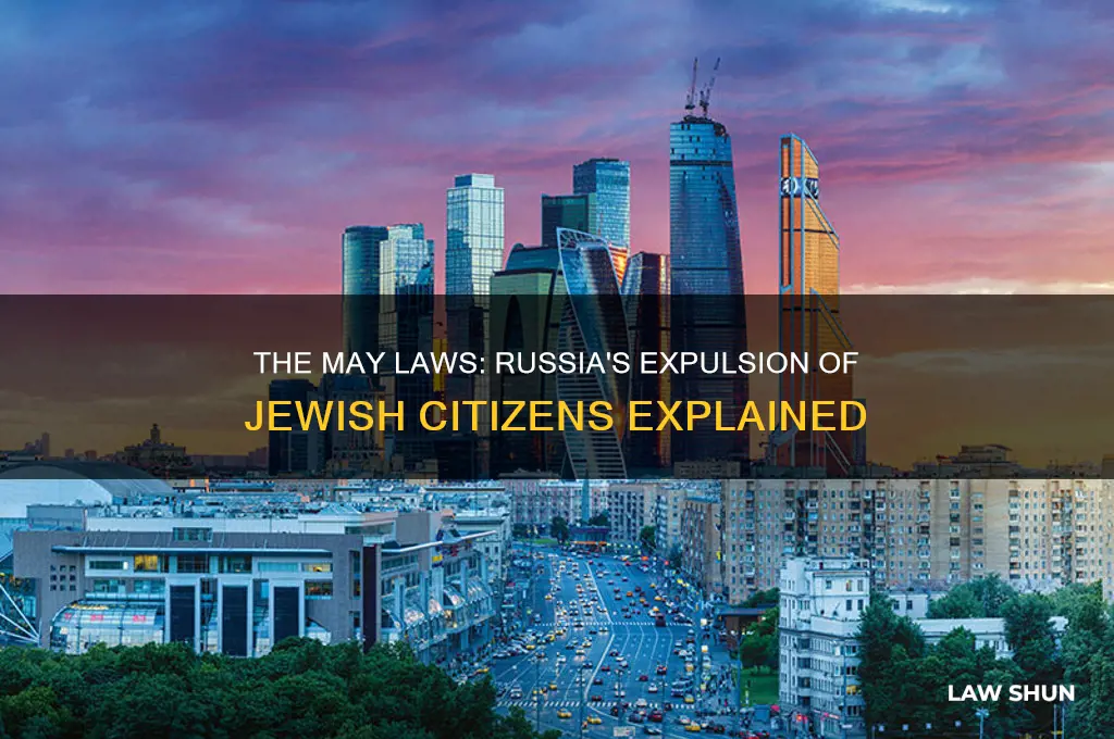 what law pushed the jewish people out of russia
