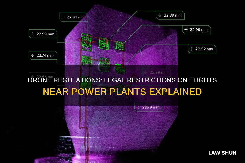 what law restricts drone flights near power plants