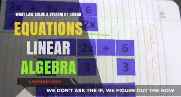 Solving Linear Equation Systems: Key Laws in Linear Algebra Explained