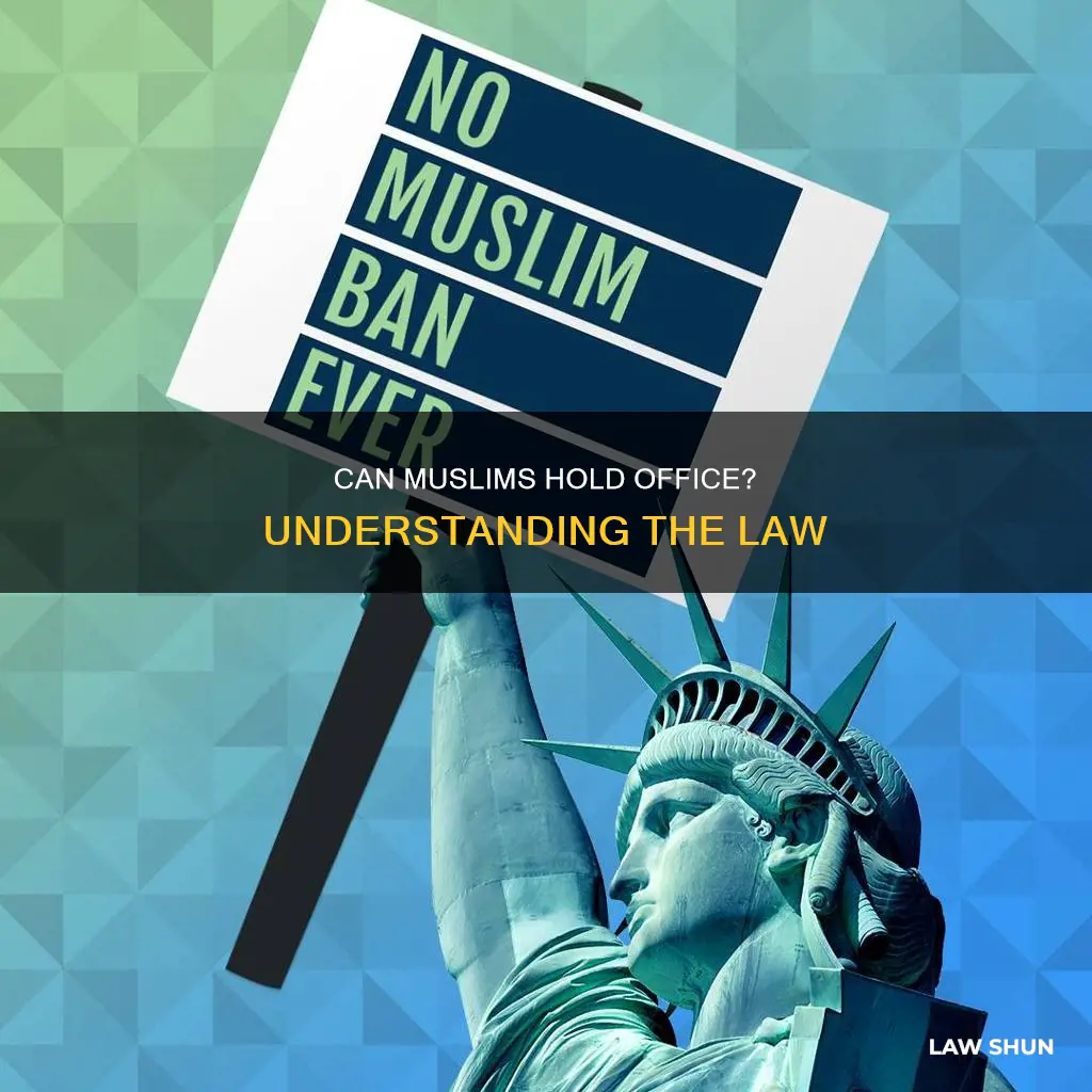 what law states no muslum can hold office