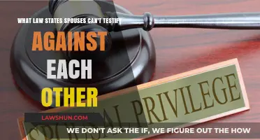 The Law Protecting Spouses from Testifying Against Each Other