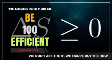 The Law of Energy Conservation: 100% Efficiency is a Myth
