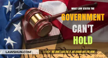 The Law That Restrains Government Power