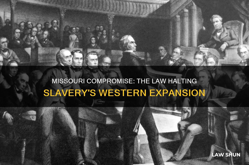 what law stopped the spread of slavery to the west