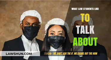 Legal Passions: What Law Students Love Discussing Most