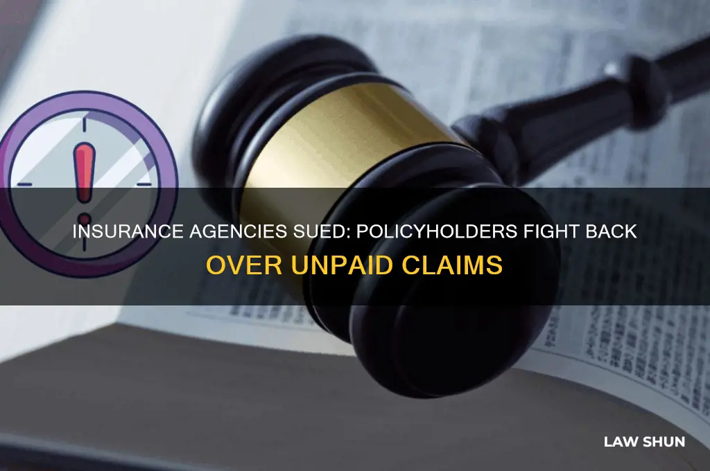 what law suit is against insurance agencies for not payuing