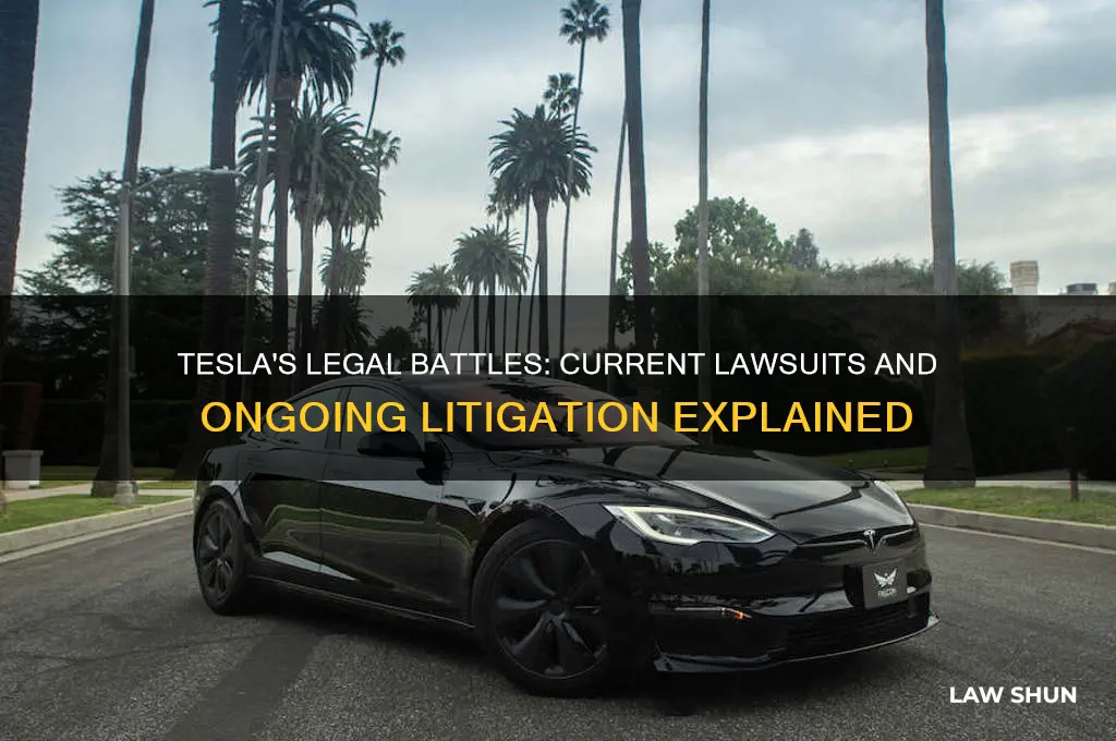 what law suites is tesla enolved with now