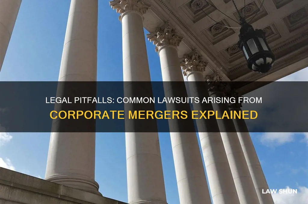 what law suits present themselves in result of merge